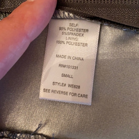 Metallic Pewter Corset Top - Picture 8 of 9